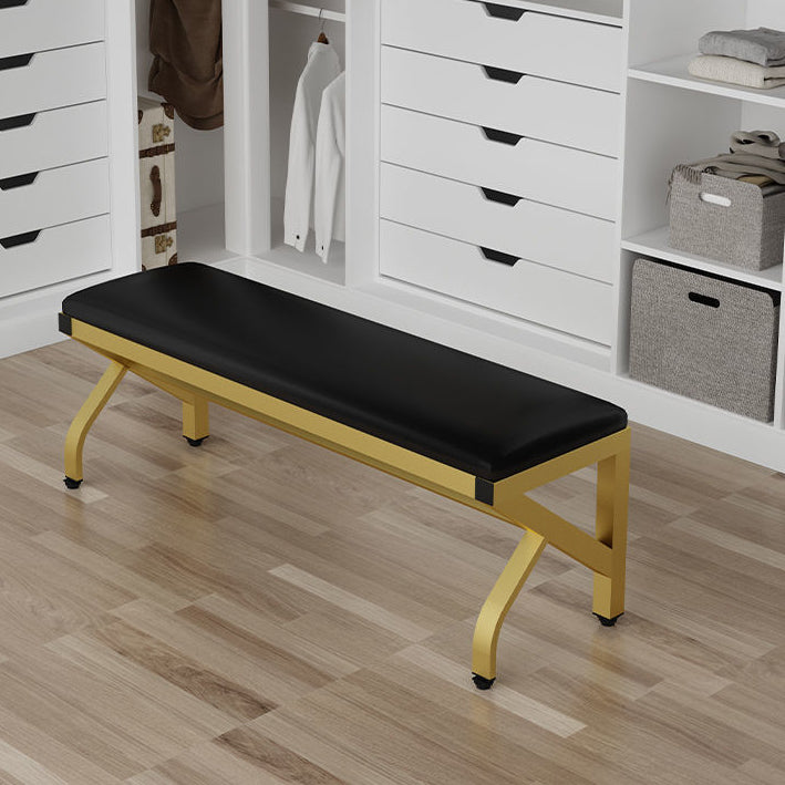 Modern Seating Bench Foam Bench 13.78" W 17.72" H with Legs for Bedroom