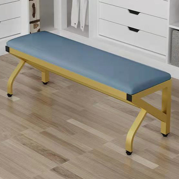 Modern Seating Bench Foam Bench 13.78" W 17.72" H with Legs for Bedroom