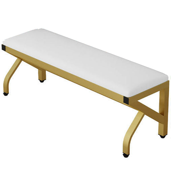 Modern Seating Bench Foam Bench 13.78" W 17.72" H with Legs for Bedroom