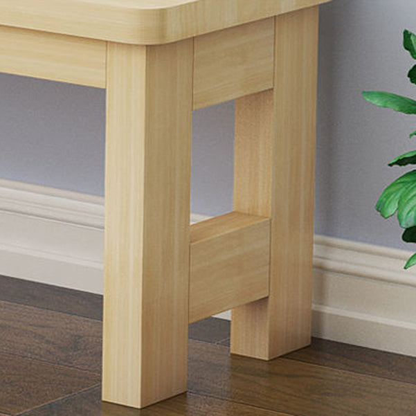 11.8" Wide Modern Entryway and Bedroom Bench Solid Wood Pine Bench with Legs