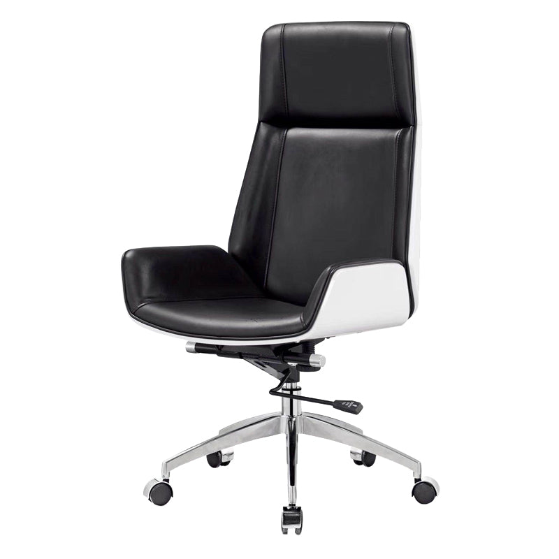 Modern Armless  Office Chair Swivel Height-adjustable Chair with Wheels