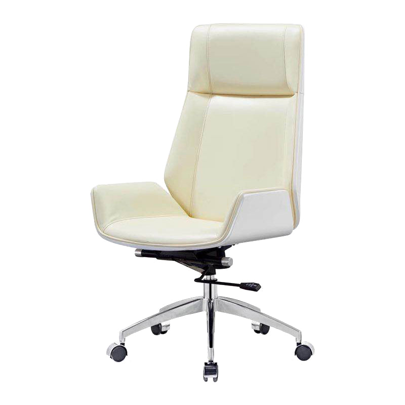 Modern Armless  Office Chair Swivel Height-adjustable Chair with Wheels