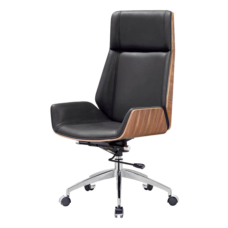 Modern Armless  Office Chair Swivel Height-adjustable Chair with Wheels