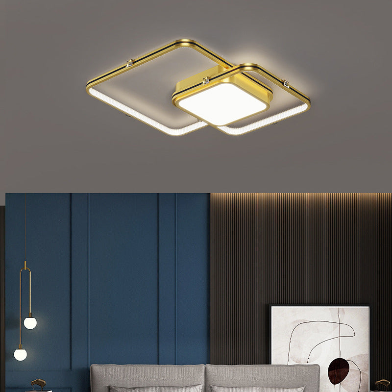 Modern Style Flush Mount 3-Lights Acrylic Ceiling Light for Living Room