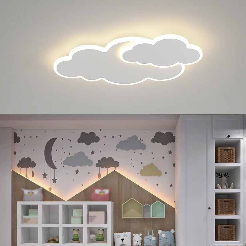 LED Modernism Ceiling Light White Flush Mount Lighting for Bedroom