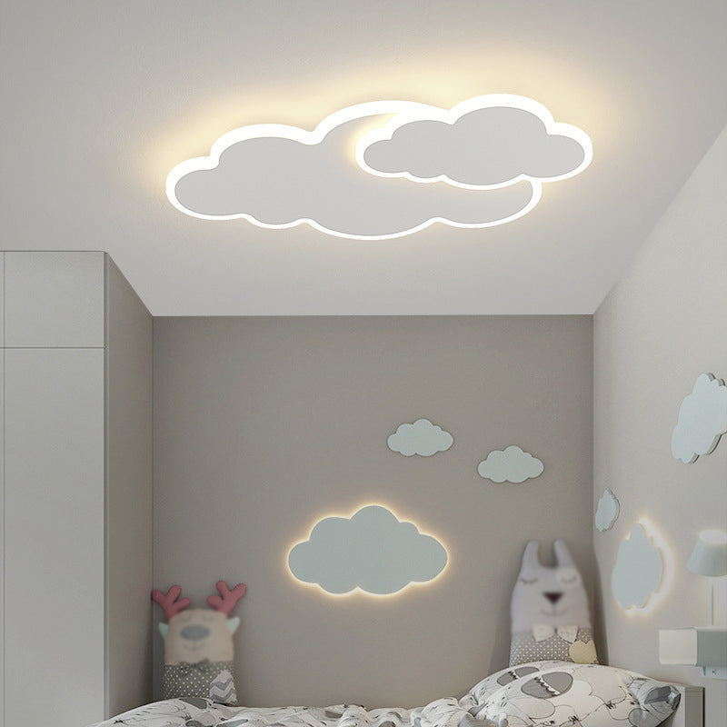 LED Modernism Ceiling Light White Flush Mount Lighting for Bedroom