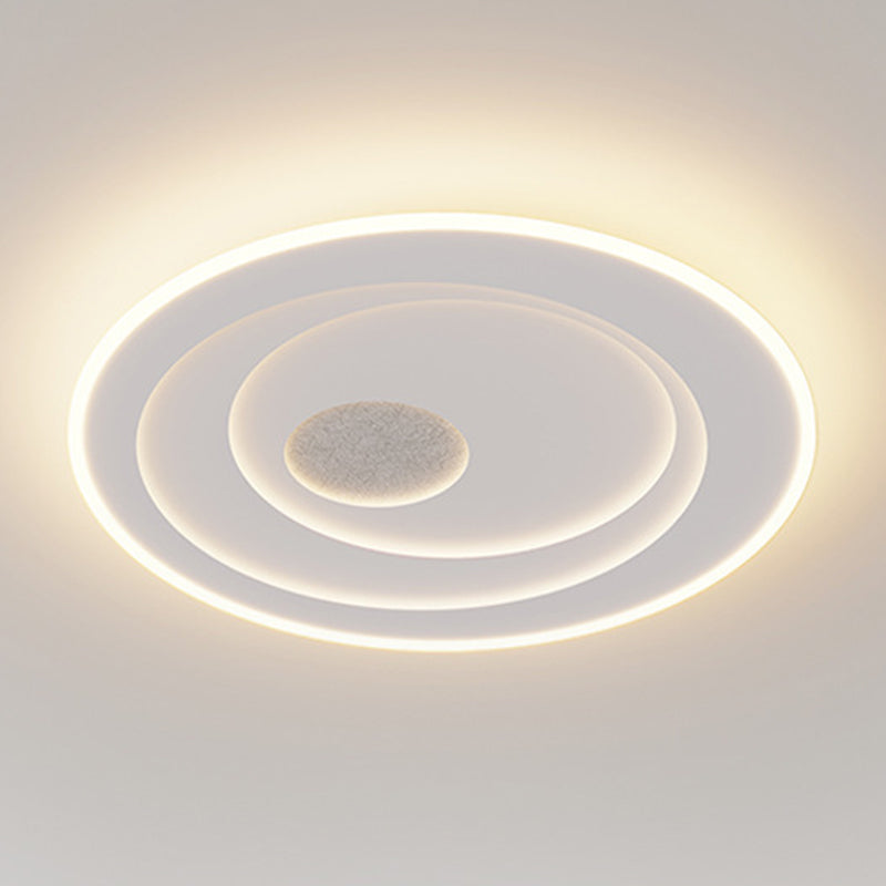 Contemporary Flush Mount Lighting LED White Ceiling Light for Home