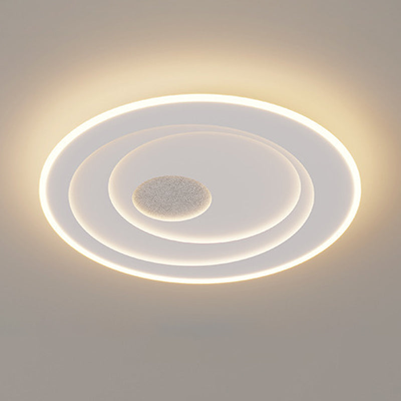 Contemporary Flush Mount Lighting LED White Ceiling Light for Home