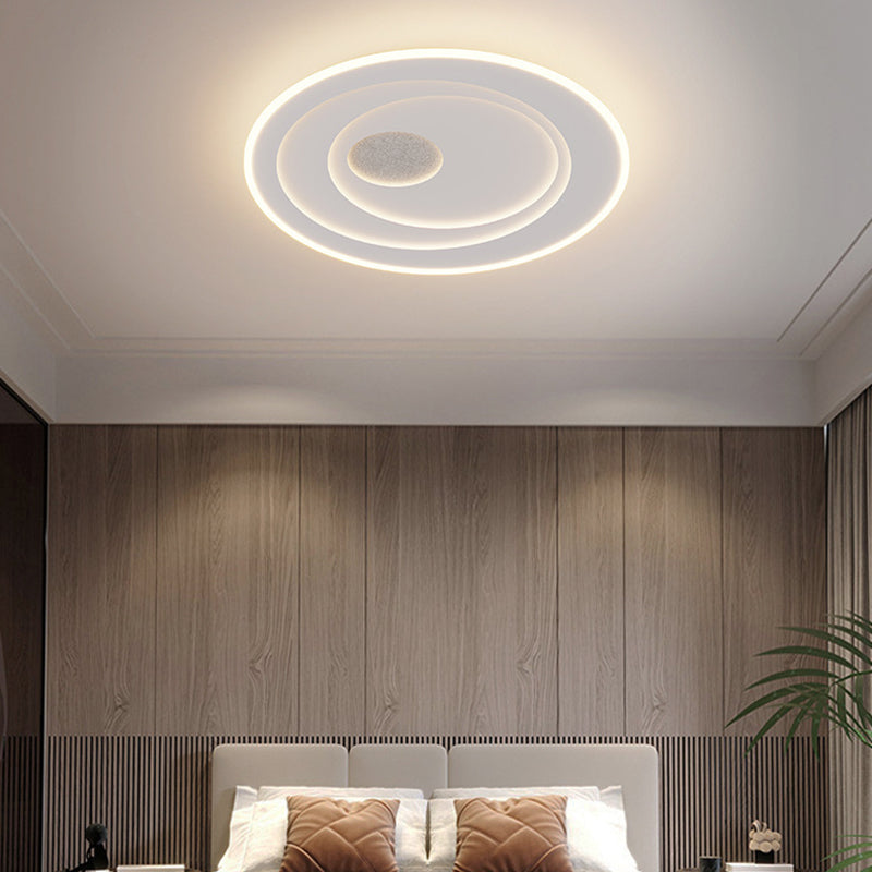 Contemporary Flush Mount Lighting LED White Ceiling Light for Home