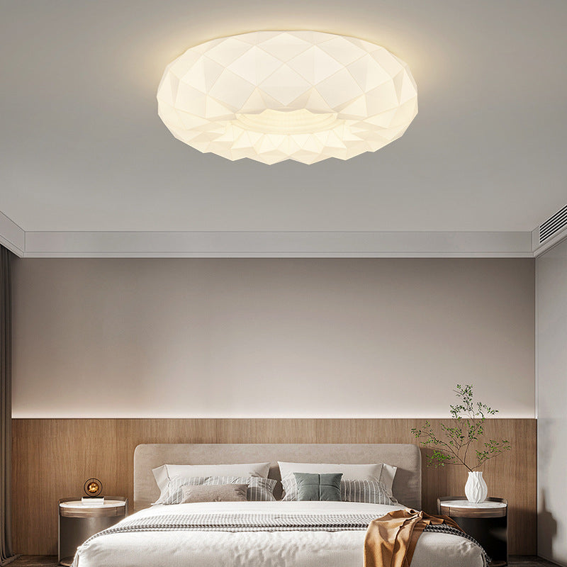 LED White  Ceiling Light Contemporary Flush Mount Lighting for Living Room