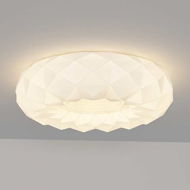 LED White  Ceiling Light Contemporary Flush Mount Lighting for Living Room