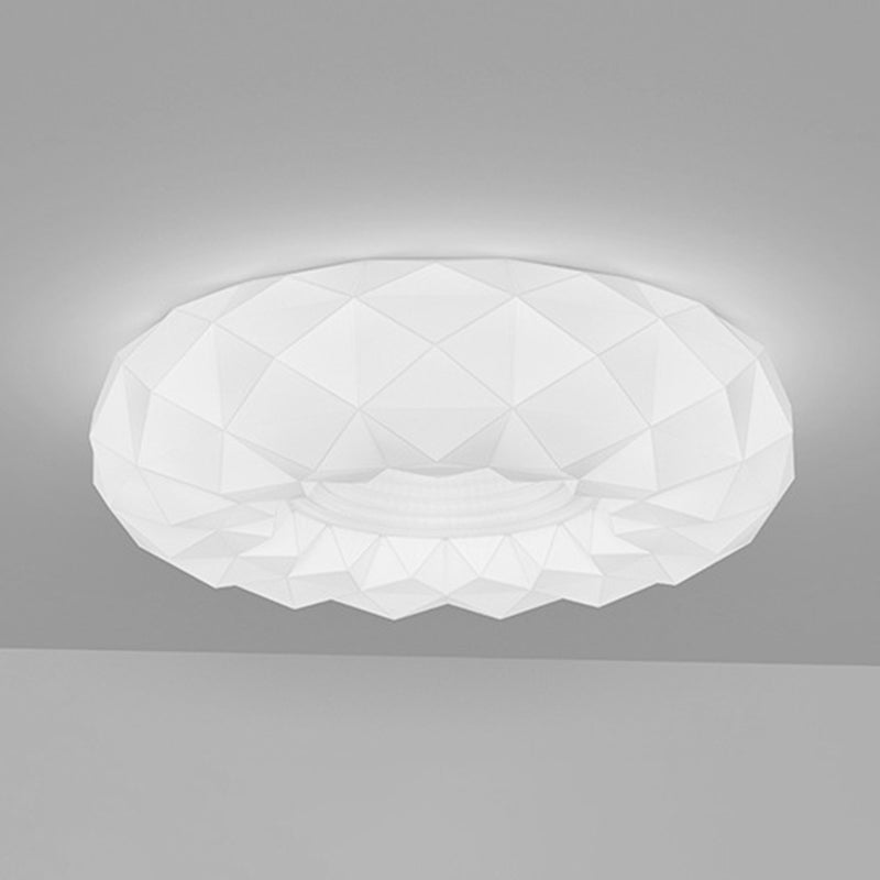 LED White  Ceiling Light Contemporary Flush Mount Lighting for Living Room