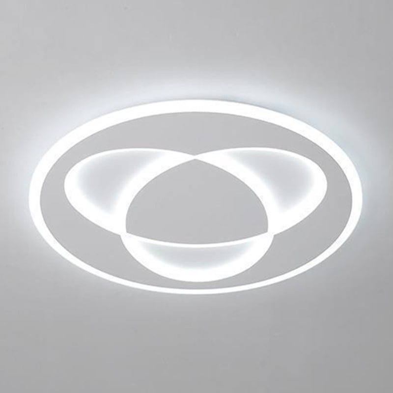 Modern White Ceiling Light LED Flush Mount Lighting for Kitchen