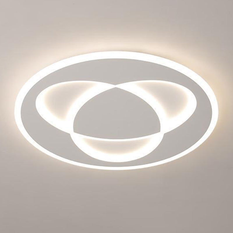 Modern White Ceiling Light LED Flush Mount Lighting for Kitchen