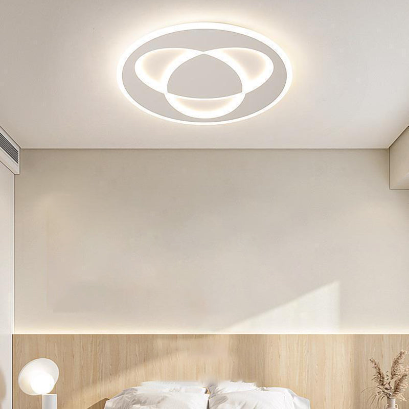 Modern White Ceiling Light LED Flush Mount Lighting for Kitchen