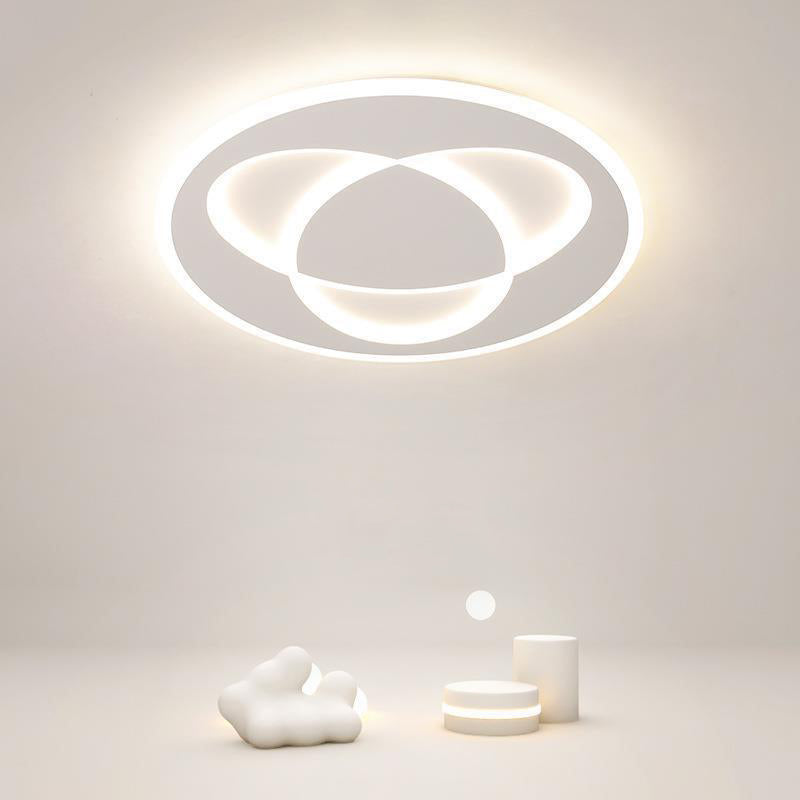 Modern White Ceiling Light LED Flush Mount Lighting for Kitchen