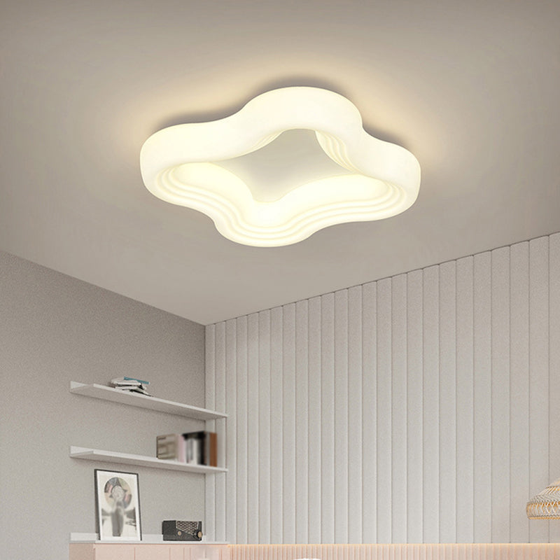 LED Modernism Ceiling Light Flush Mount White Lighting for Restaurant