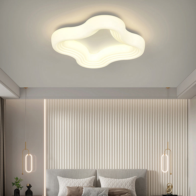 LED Modernism Ceiling Light Flush Mount White Lighting for Restaurant