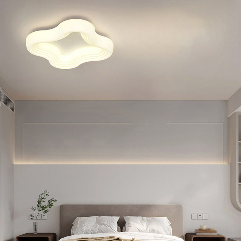 LED Modernism Ceiling Light Flush Mount White Lighting for Restaurant