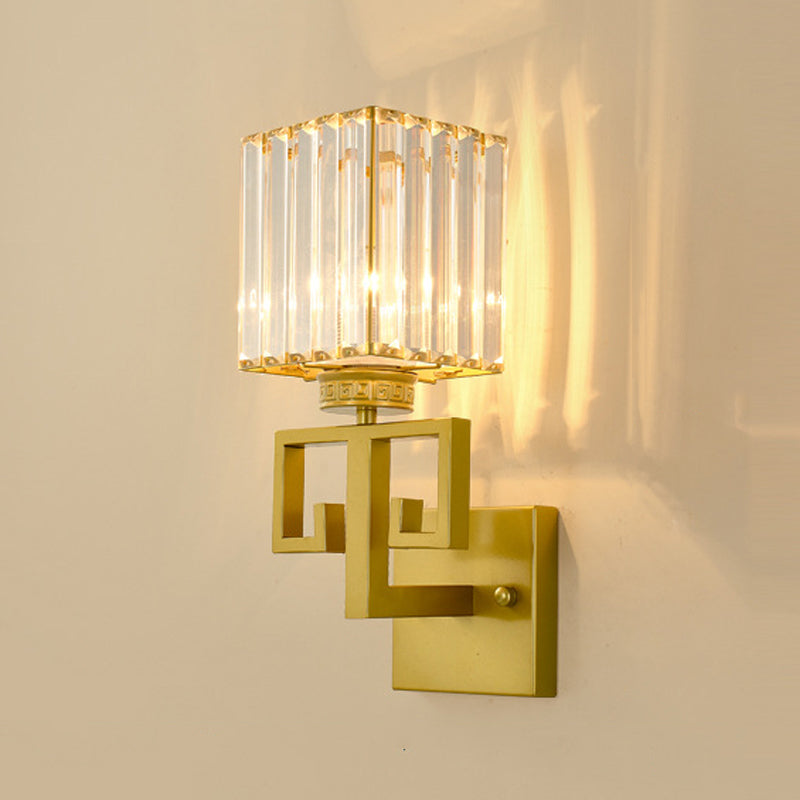 Modern Rectangular Vanity Wall Lights Crystal Vanity Wall Light Fixtures