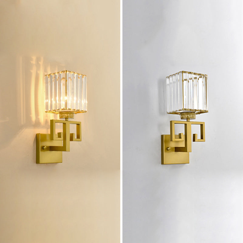 Modern Rectangular Vanity Wall Lights Crystal Vanity Wall Light Fixtures