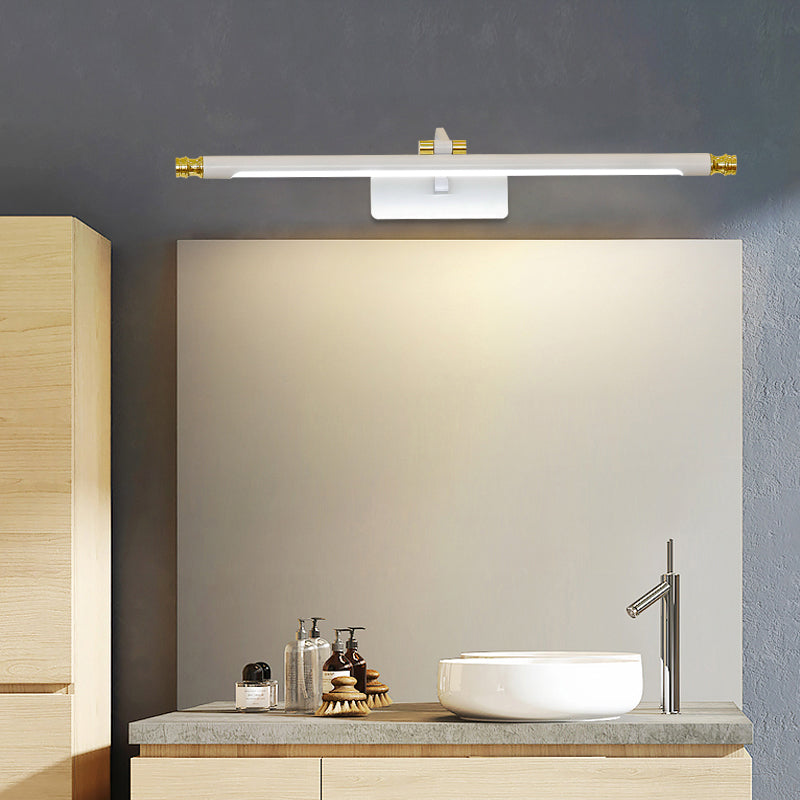 Modern Style Mirror Front Light LED Vanity Light with Acrylic Shade for Bathroom