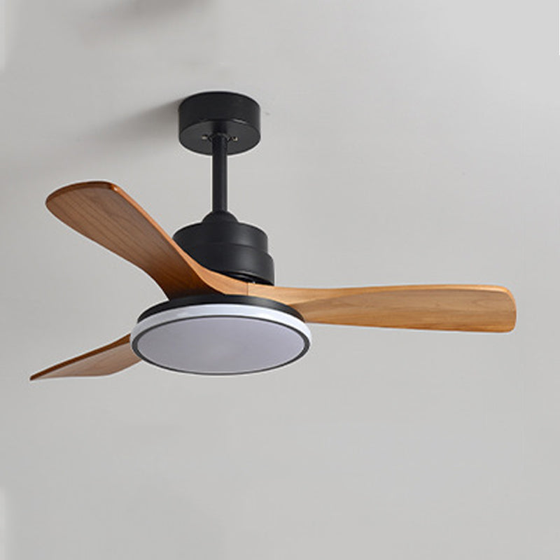 Minimalism Ceiling Fan Light Fixture Contemporary LED Ceiling Flush Mount for Kids' Room