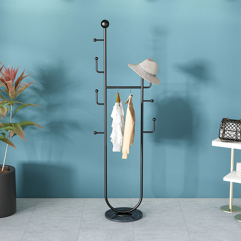 Brilliant Metal Coat Hanger Solid Color Coat Hooks Coat Rack for Bedroom