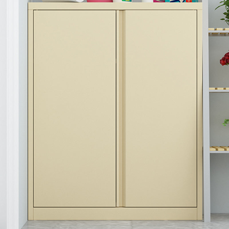 Modern Accent Cabinet Beige Storage Cabinet with Water Resistant