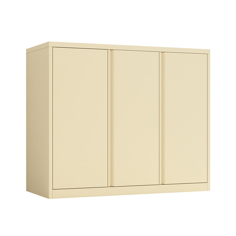 Modern Accent Cabinet Beige Storage Cabinet with Water Resistant