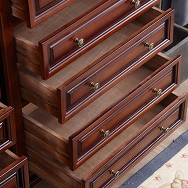 16.53" Wide Accent Chest Mid-Century Modern Rectangle Chest with Drawers