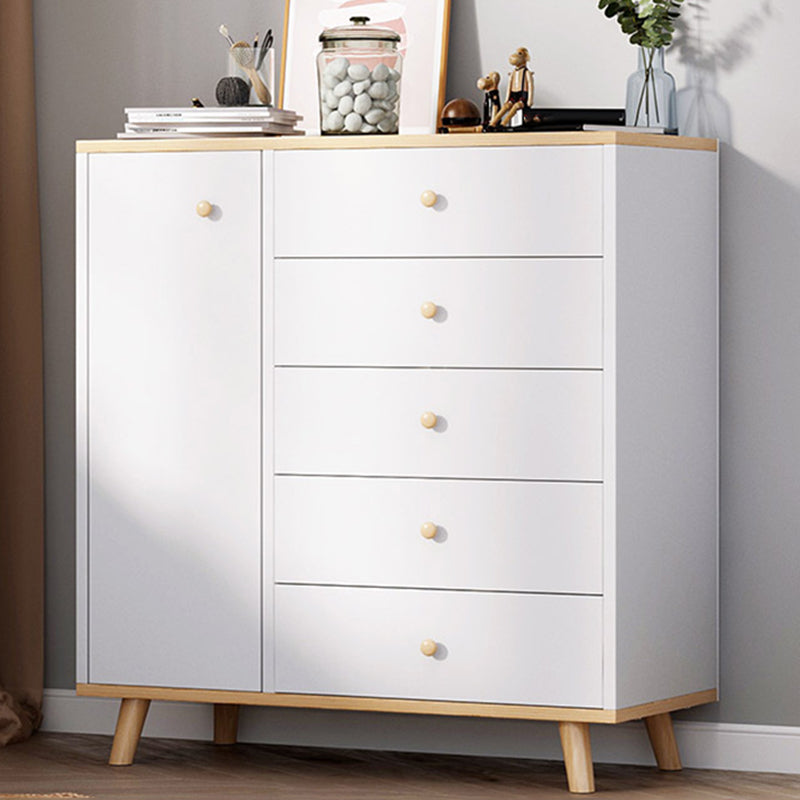 Contemporary Accent Chest 13.38" Wide Wood Rectangle Chest with Drawers