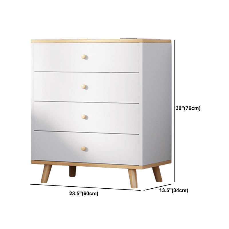 Contemporary Accent Chest 13.38" Wide Wood Rectangle Chest with Drawers