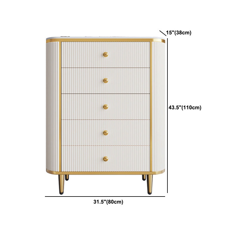 Modern Accent Chest 14.96" Wide Chest with Drawers, Water Resistant