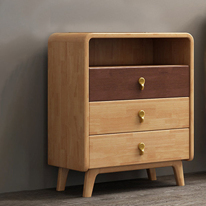 Contemporary Accent Chest with 4 Wooden Legs 15.74" Wide Chest with Drawers