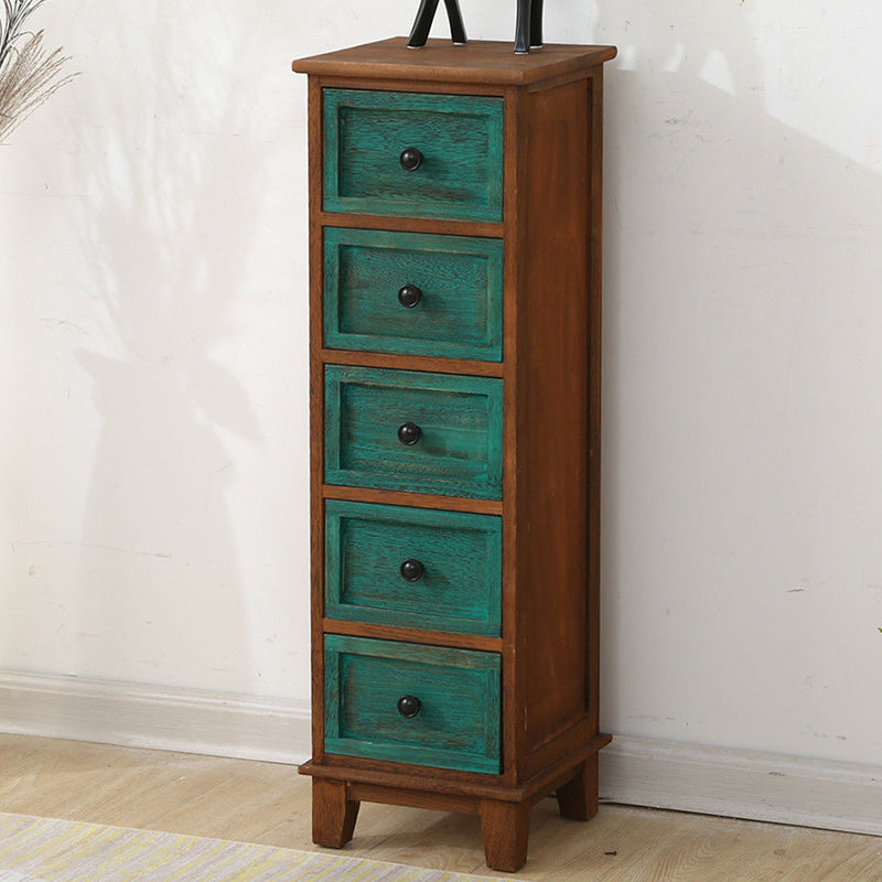 Mid-Century Modern Accent Chest 11.81" Wide Rectangle Standard Chest with Drawers