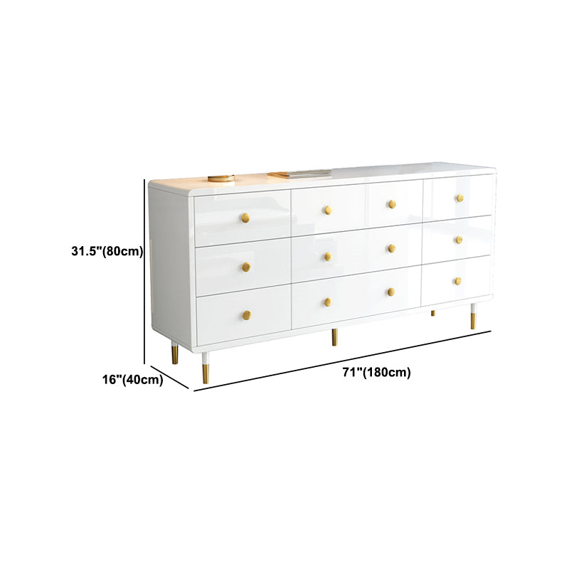 Wood Accent Chest 15.74" Wide Rectangle Standard Chest with 6/9 Drawers