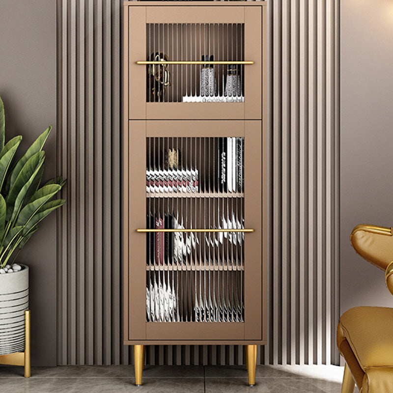 Modern Wood Accent Cabinet 15.74" Wide Storage Cabinet with 2 Doors