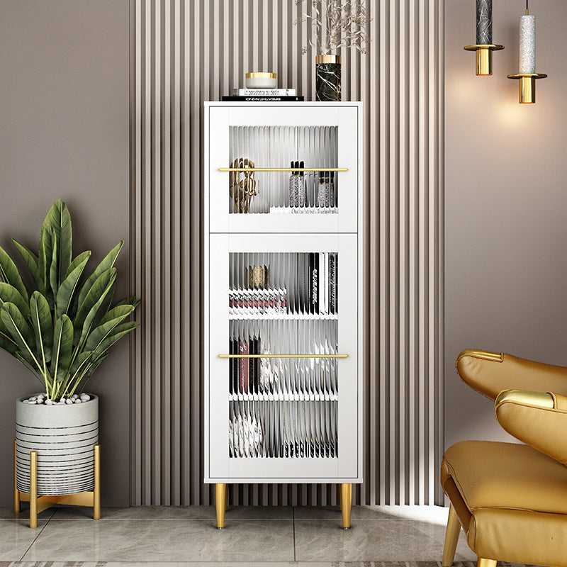 Modern Wood Accent Cabinet 15.74" Wide Storage Cabinet with 2 Doors