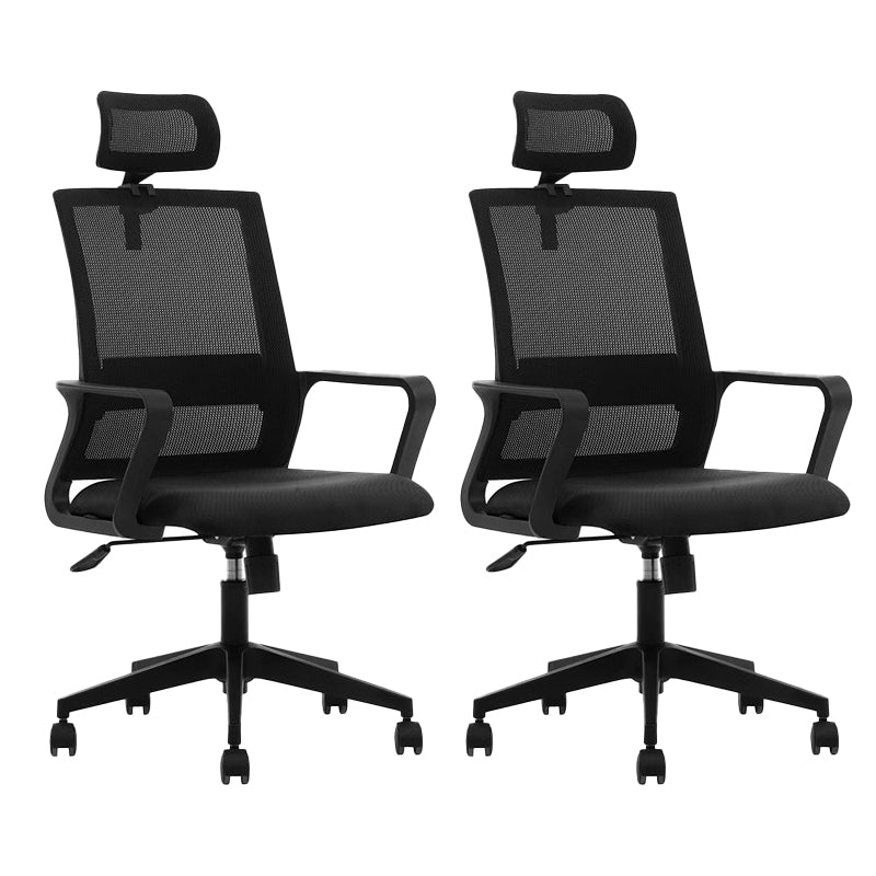 Contemporary Adjustable Office Chair Mid-Back Swivel Desk Chair