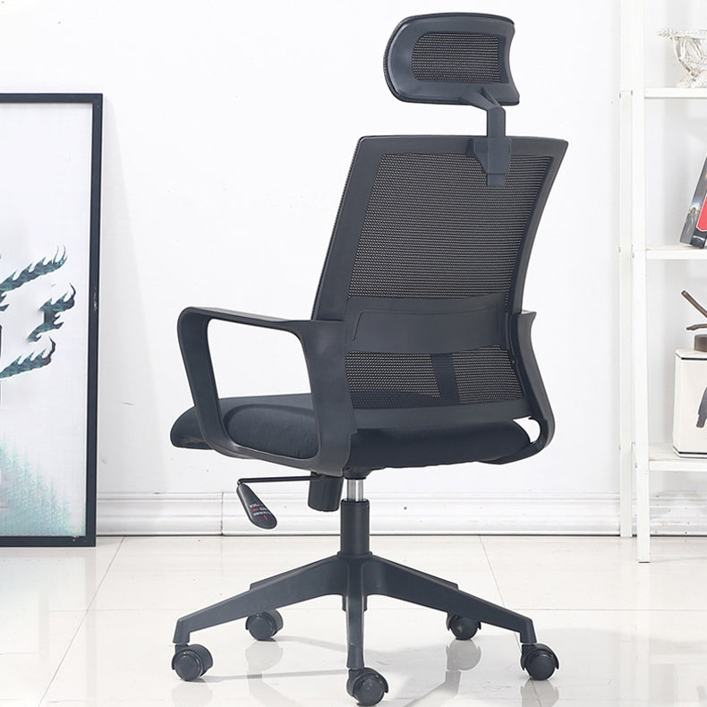 Contemporary Adjustable Office Chair Mid-Back Swivel Desk Chair