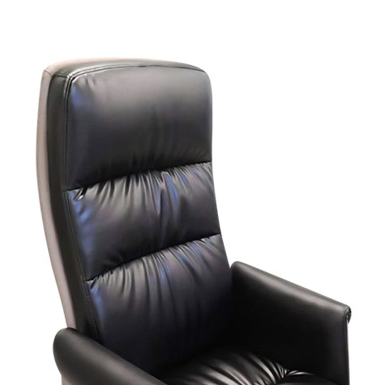 Contemporary High Back Managers Chair Executive Faux Leather Swivel Chair