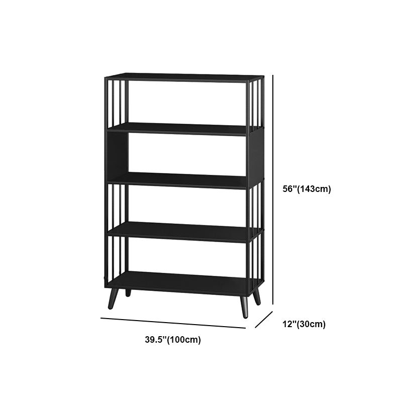 Modern Shelves Metal Bookshelf Etagere Open Shelf Bookcase with Metal Legs