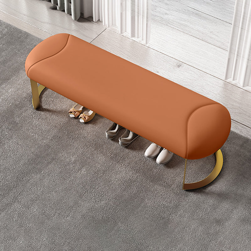 Rectangle 15.7" Wide Entryway Bench Cushioned Upholstered Seating Bench