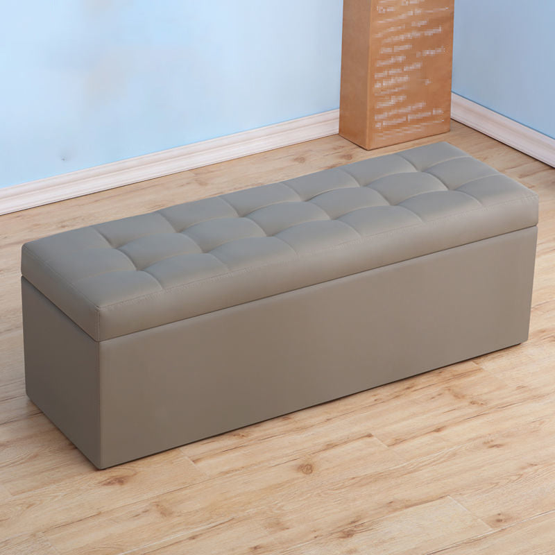 15.7" H Modern Cushioned Entryway Bench Upholstered Seating Bench