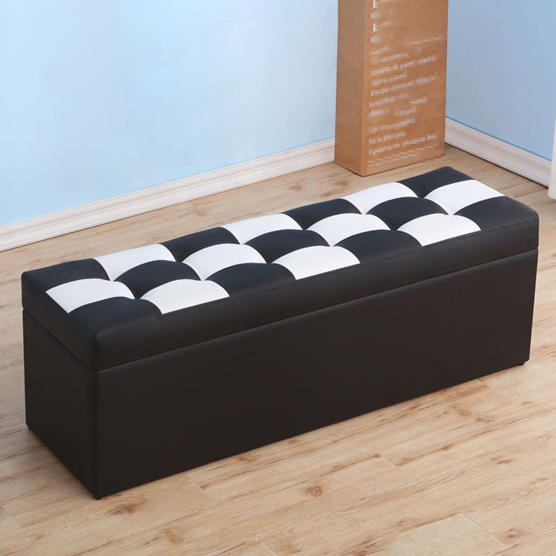 15.7" H Modern Cushioned Entryway Bench Upholstered Seating Bench