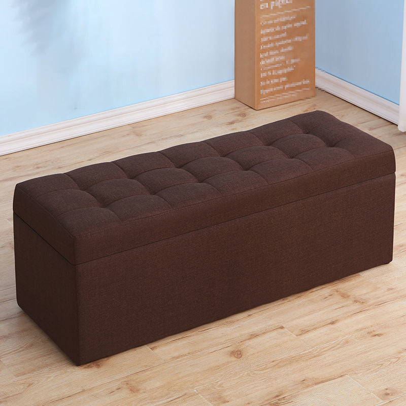 15.7" H Modern Cushioned Entryway Bench Upholstered Seating Bench