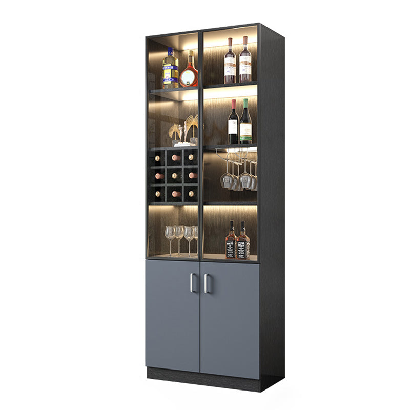 Contemporary Display Stand Glass Doors Display Cabinet with Door