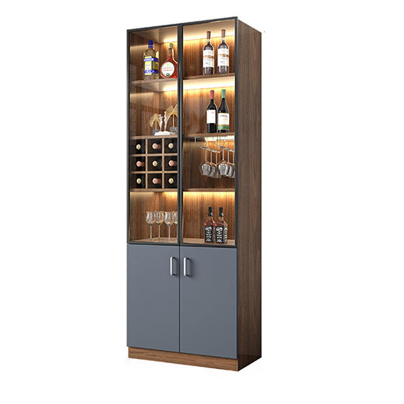 Contemporary Display Stand Glass Doors Display Cabinet with Door