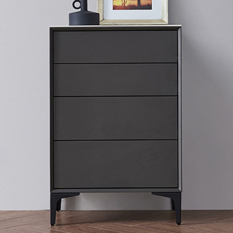 Bedroom Contemporary Stone Storage Chest Vertical Chest with Drawers